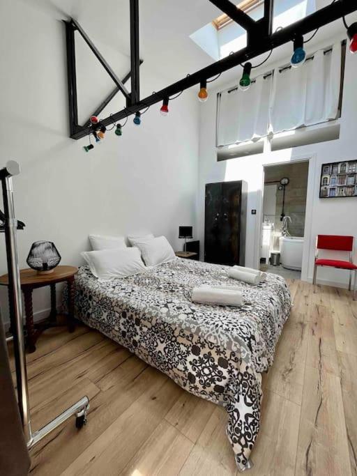 Rare ! Loft Atypique Centre-Ville Parking Jardin 랭스 외부 사진