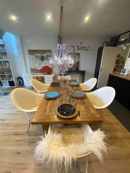 Rare ! Loft Atypique Centre-Ville Parking Jardin 랭스 외부 사진